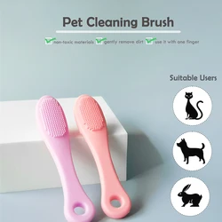 Cepillo dental de silicone para gatos y perros – Limpieza dental