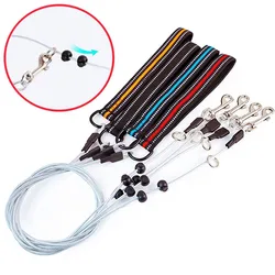 Correa anti mordida para perro cachorro con reflector