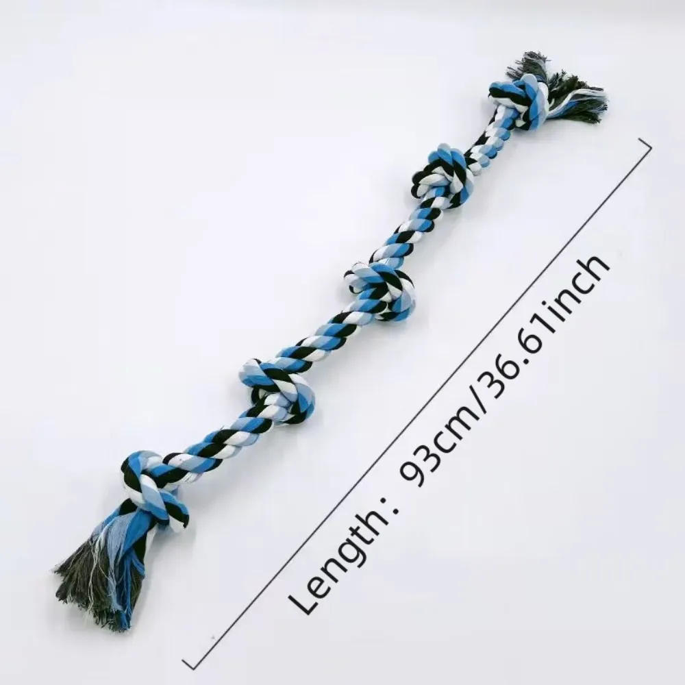 Cuerda para morder para perros grandes, juguete para moler dientes, cuerda Molar, Material de cuerda de algodón, juguetes de limpieza dental inofensivos para perros, juguetes de cuerda para perros y mascotas - imagen 2