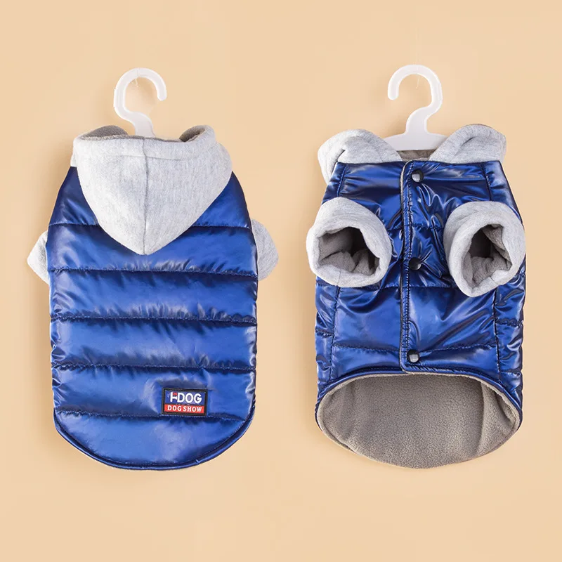 Chaqueta impermeable para perros, abrigo de invierno con forro polar cálido, ropa con capucha para clima frío para perros pequeños y medianos, Chihuahua y Yorkies - imagen 2