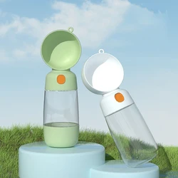 Taza de agua portátil, taza de acompañamiento, fuente de agua para caminar, perros y cachorros, bebida, taza de alimentación de agua, suministros para mascotas