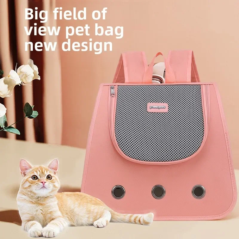 Bolsas para gatos, bolsa para mascotas, mochila portátil para salir, transpirable, Universal para todas las estaciones, suministros para mascotas, mochilas transportadoras para perros - imagen 4