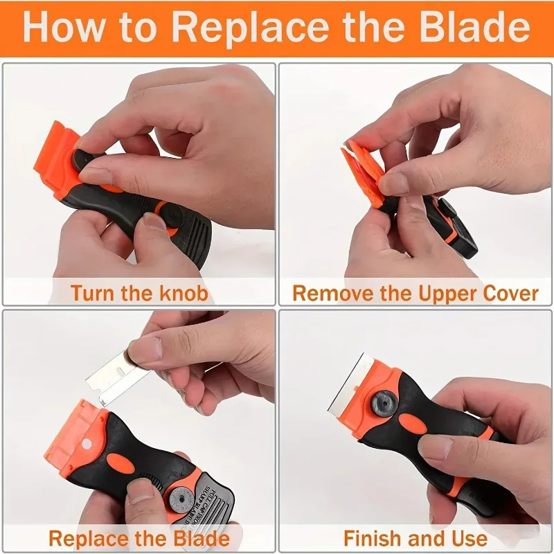 Raspador multiuso para coche y hogar – Elimina adhesivos y vinilos - imagen 5