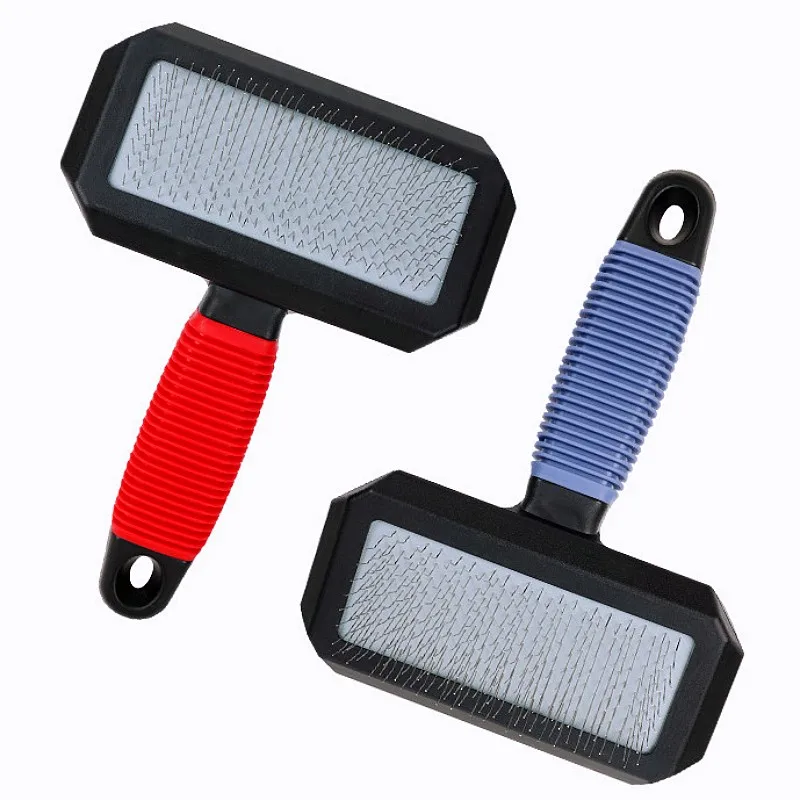 Cepillo de masaje para perros, cepillo para quitar el pelo de mascotas, peine de dientes largos para perros, limpieza de nudos, cuidado de perros, peine para gatos, suministros para mascotas - imagen 2