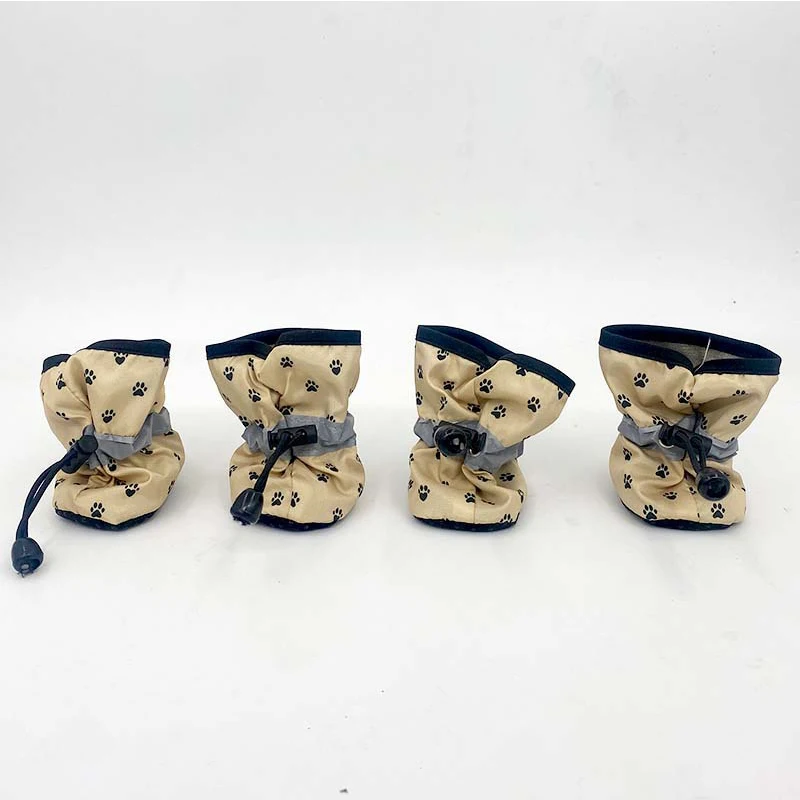 Zapatos transpirables de suela suave para perro, productos para mascotas con estampado bonito, impermeables, transpirables y cálidos, adecuados para perros pequeños y medianos - imagen 5