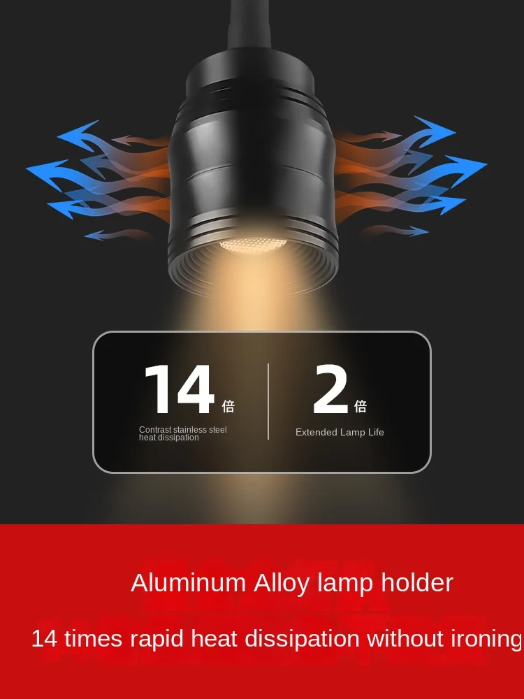 Luz de pecera de enfoque ajustable, luces de paisajismo de Acuario, foco pequeño, lámpara Led blanca cálida, accesorios de acuario - imagen 4