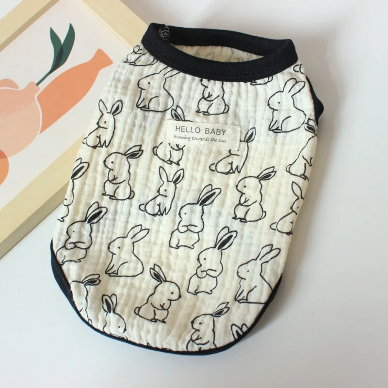 Ropa de primavera para perros, ropa transpirable para mascotas para perros pequeños y medianos, chaleco suave y cómodo para cachorros, disfraces para Chihuahua y Yorkies - imagen 3