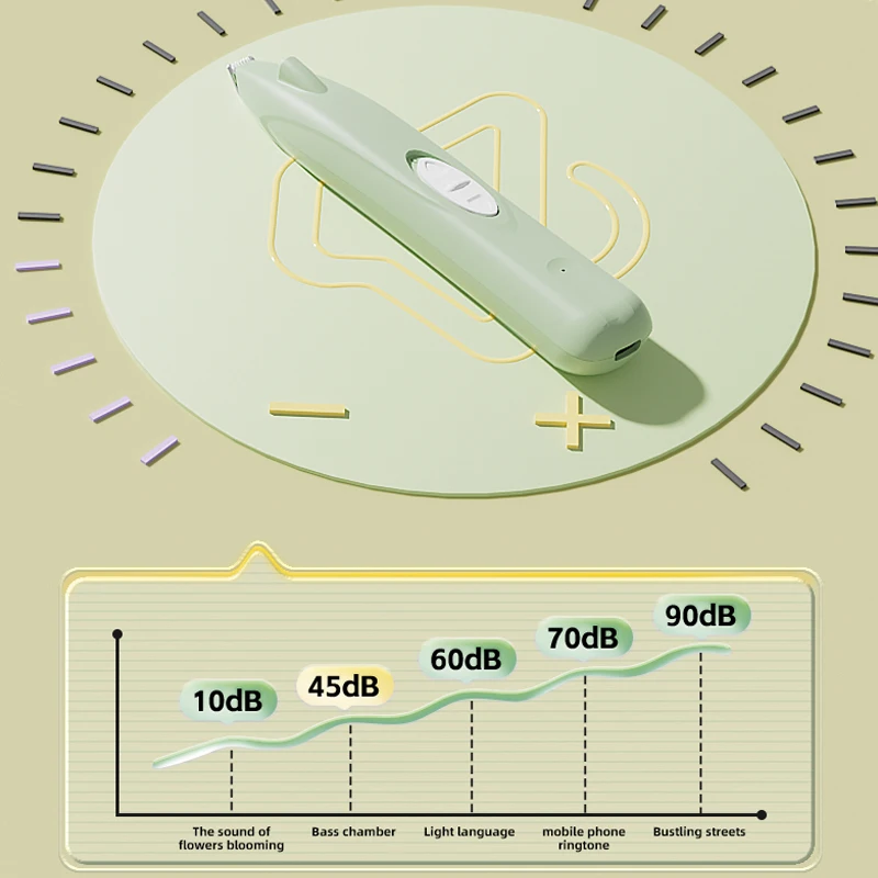 HOOPET-Afeitadora eléctrica para pies de perro y gato, afeitadora de pelo para cara, oreja y cadera, suministros de cuidado - imagen 4