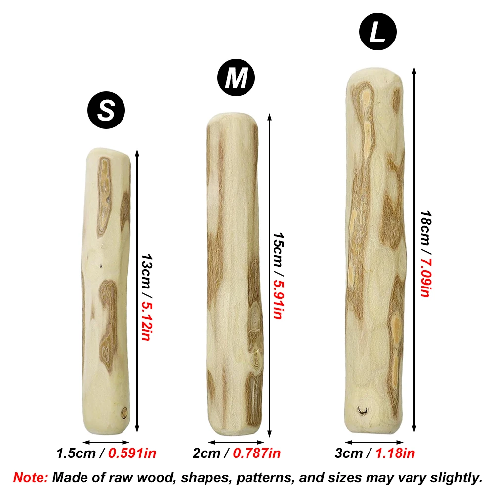 Juguete masticable de madera de café para perros – Limpieza dental y dentición