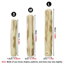 Juguete masticable de madera de café para perros – Limpieza dental y dentición