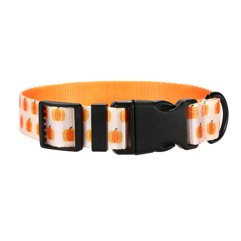 PLATTCO Collar de perro extraíble personalizado Patrón de calabaza CANDY para perros pequeños y grandes 5 tamaños PDC321 - imagen 5