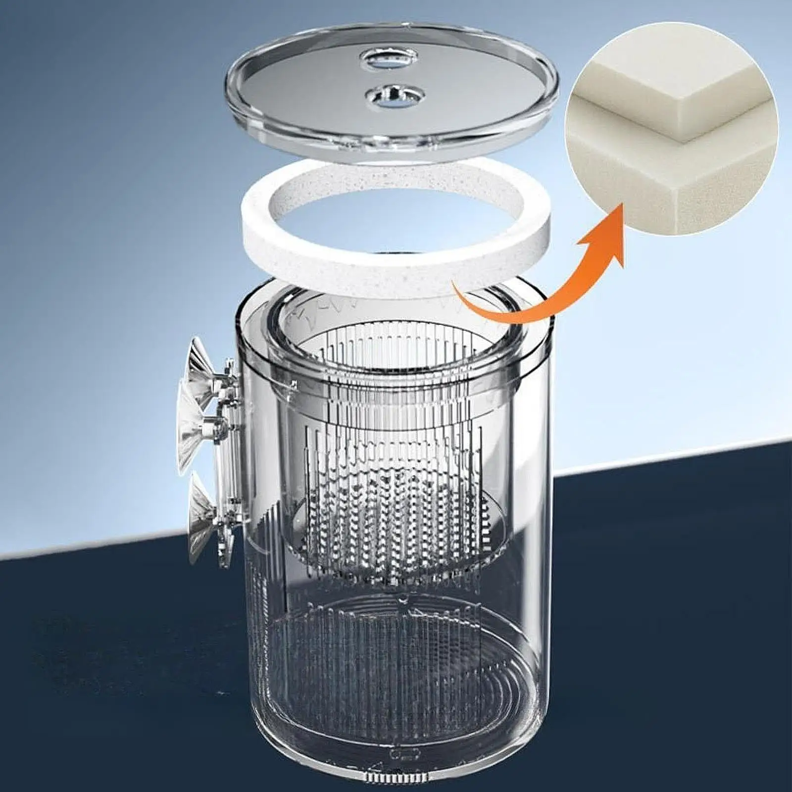 Fish Breeding Box Transparent Fish Tank Hatchery for Betta Guppy Baby Fish