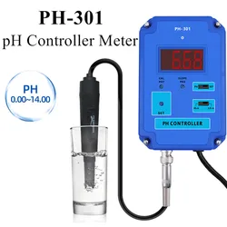 Controlador de pH para acuarios con ORP y WiFi – sonda BNC profesional