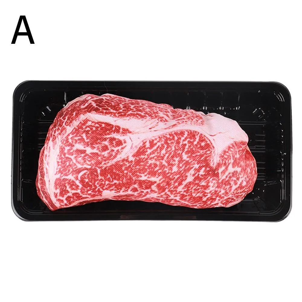 Juguetes de simulación de hueso chirriante para perros, filete resistente a mordeduras, juguete de entrenamiento para masticar perros limpios, filete suave, zanahoria, suministros para mascotas - imagen 5