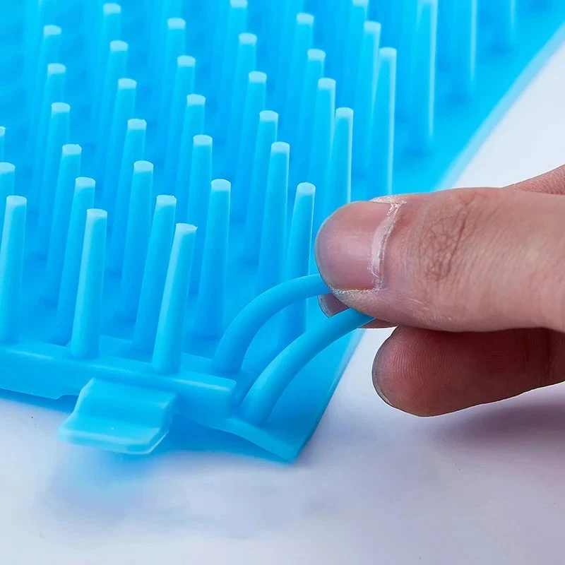 Taza limpiadora de patas de perro, cepillo limpiador de pies de silicona suave para mascotas, suministros de limpieza de baño de masaje portátiles para gatos y perros - imagen 3