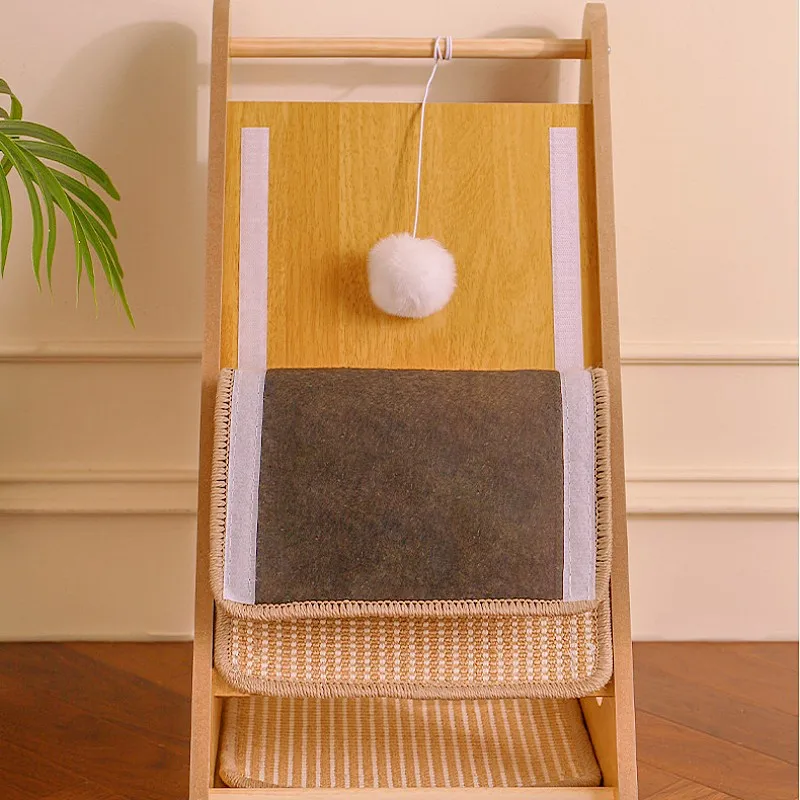 Rascador para gatos, marco de escalada para gatos, columna rascadora de Sisal para gatos, juguetes con garra, tablero rascador de madera, muebles protectores para sofá - imagen 5
