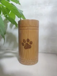 Urna de bambú para cenizas de gato y perro – Cremación mascotas