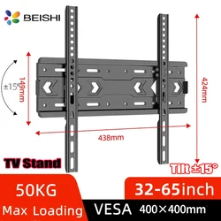 Soporte de pared inclinable para TV de 32 a 65 pulgadas, hasta 45 kg