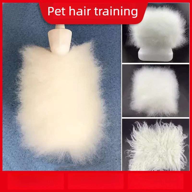 Bloque de Pelo Sintético para Peluquería Canina con Soporte Práctico - imagen 4