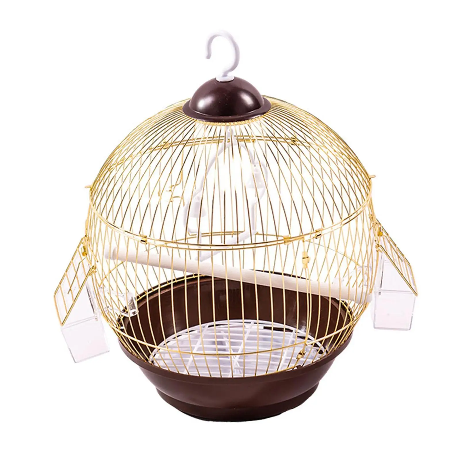 Hanging Cage Stand Cage House with Food Bowl Pet Supplies Cage Bird Cage for Macaw Canary Conures Cockatiels Budgies