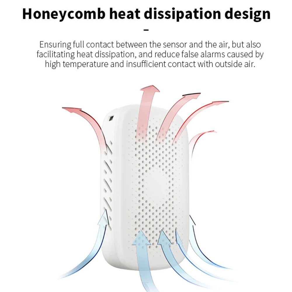 Mini probador de calidad del aire 3 en 1, medidor de temperatura de CO, HUMI, Detector Digital LCD de monóxido de carbono, Sensor NDIR, Detector de aire de brillo automático - imagen 4