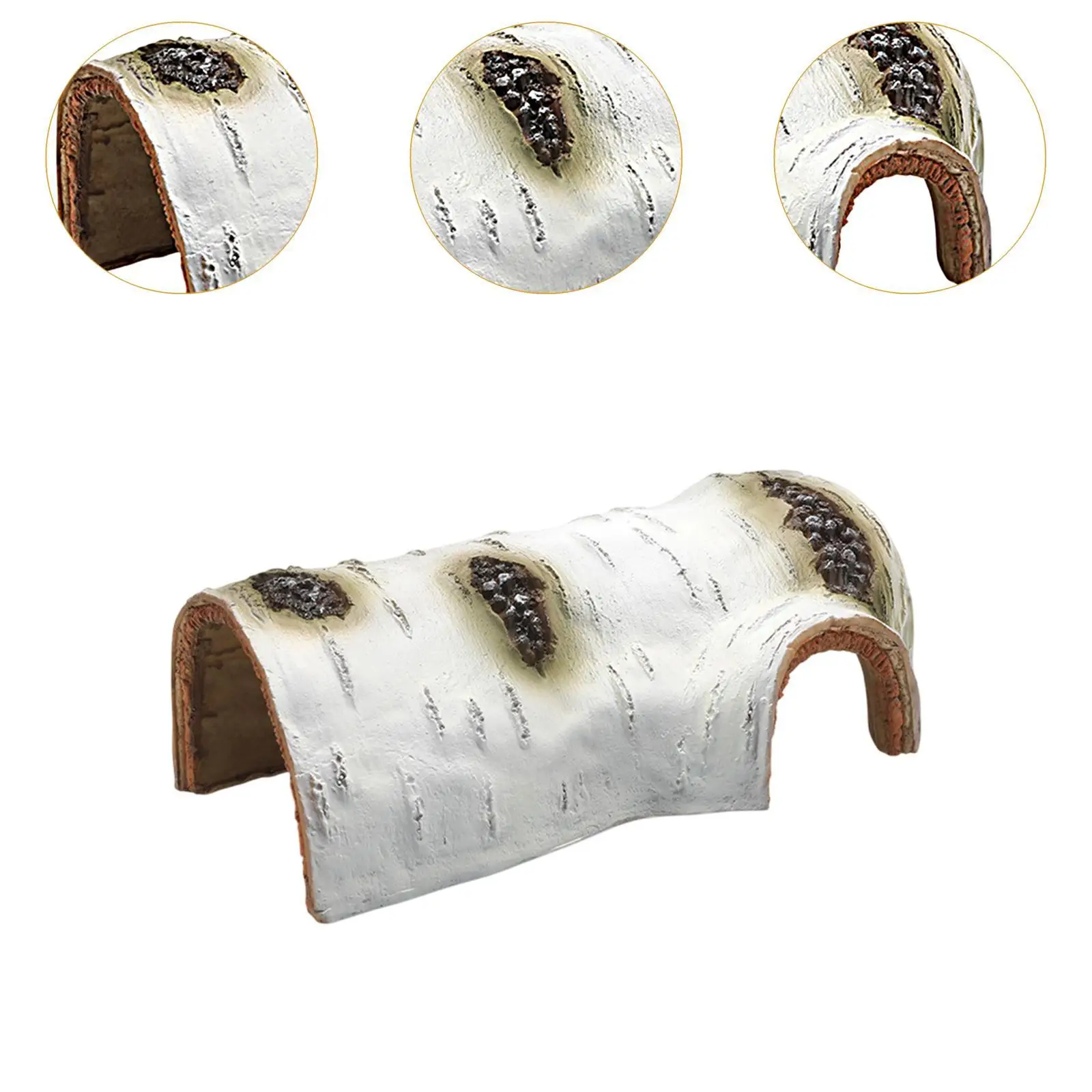 Aquarium Decoration Hiding Cave Ornament Fish Tank Accessories for Snake Chameleon