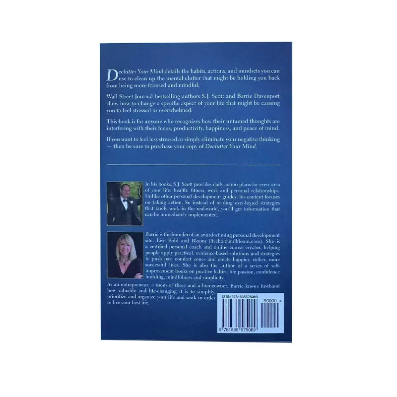 Declutter Your Mind cómo dejar de molestar, aliviar la ansiedad y eliminar el pensamiento negativo, Paperback - imagen 2