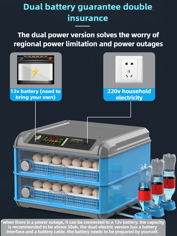 Incubadora para pollitos con control de temperatura y humedad - imagen 4