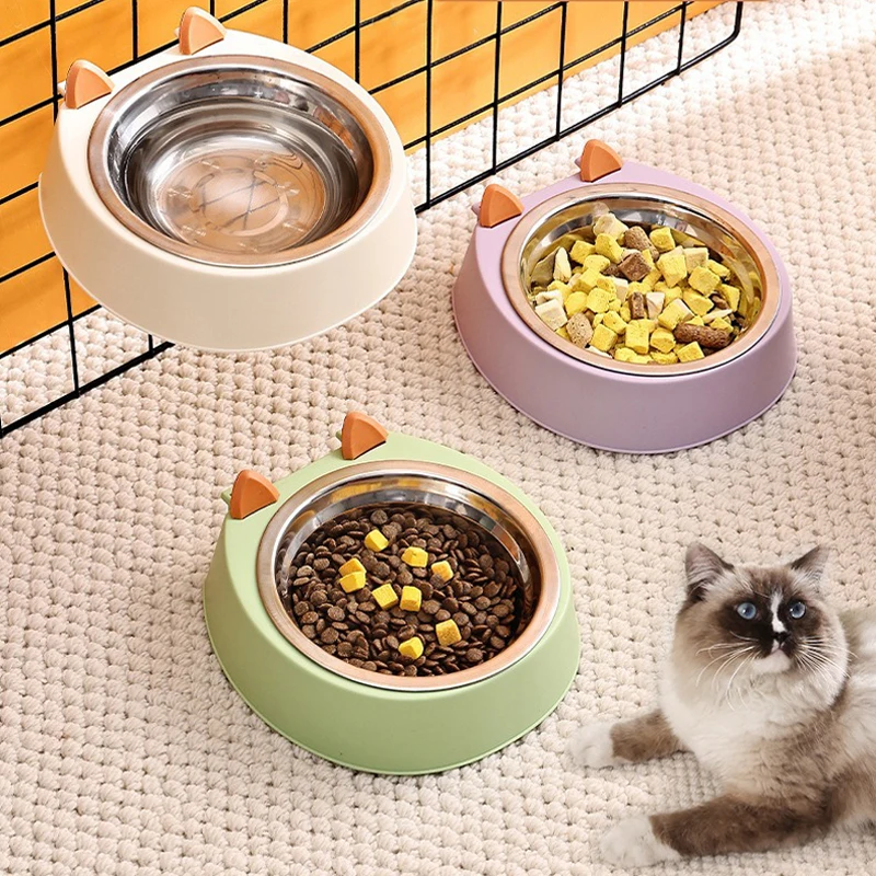 Comedero de jaula fija para perros y gatos, cuenco colgante de acero inoxidable para comida y agua, cuencos desmontables para mascotas, platos para beber para cachorros y gatitos - imagen 4