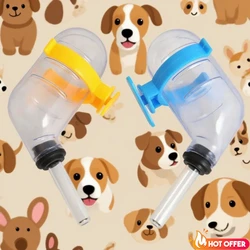 Útil dispensador de agua para mascotas, botellas transparentes para alimentador de hámster, cuenco ligero y duradero para fuente de agua para hámster