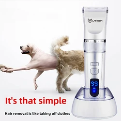 Cortapelo profesional para perros y gatos con LCD - Alta potencia