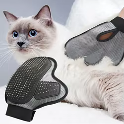 Guantes de masaje para mascotas - deshedding para gatos y perros