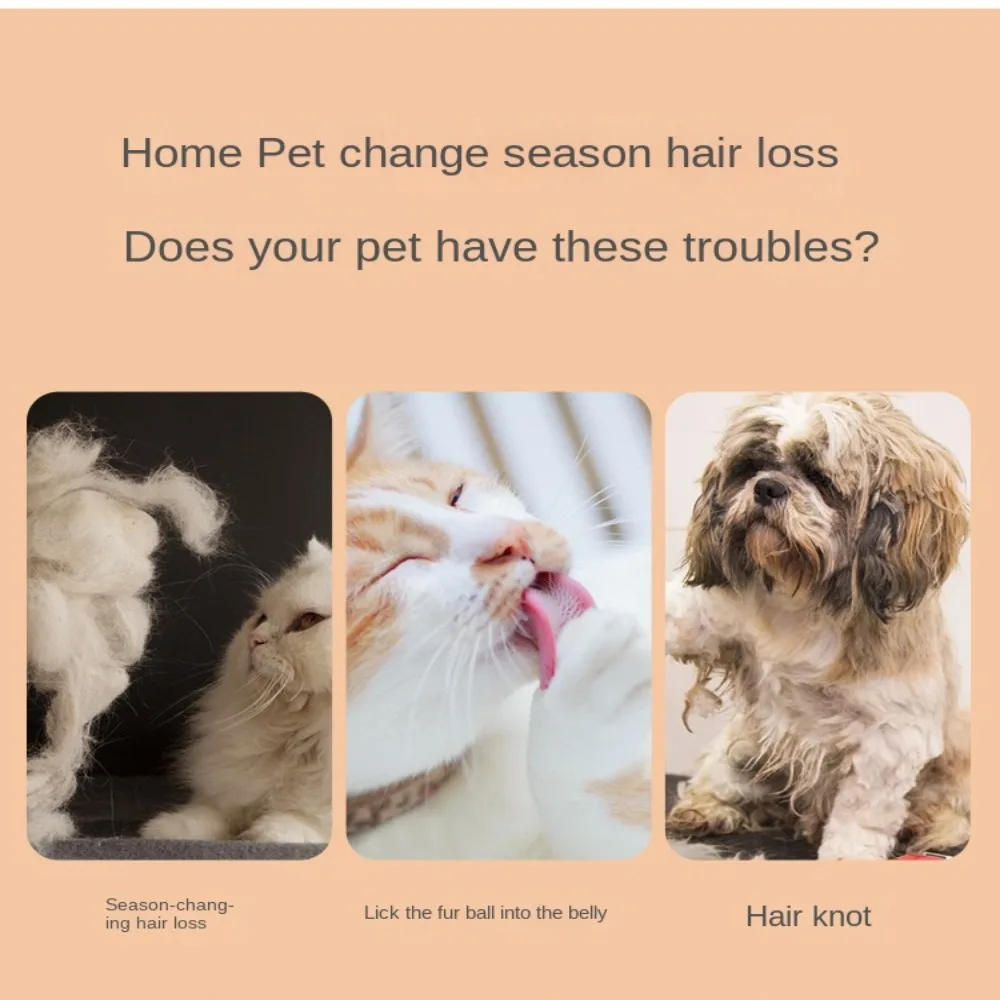 Cepillo para deshedding de mascotas para cabello largo: peine rebanador de acero inoxidable con puntas de masaje, antiestático y eliminador de nudos - imagen 5