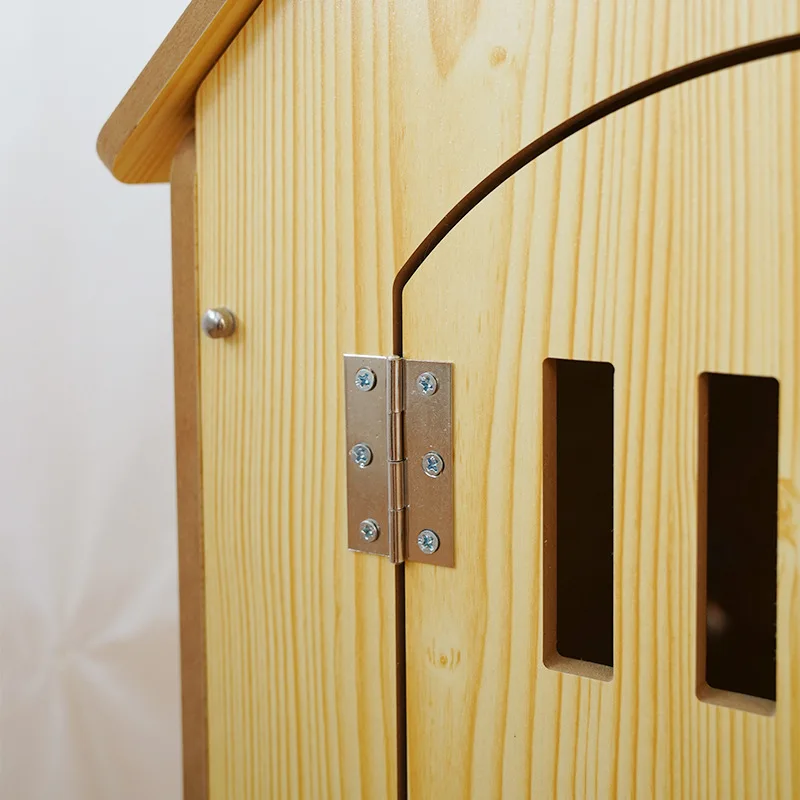 Casa interior para perros, puerta de cama, perrera pequeña y mediana para perros y gatos, cómoda casa para cachorros al aire libre, interior con rejillas de ventilación, suministros para jaulas para mascotas - imagen 4