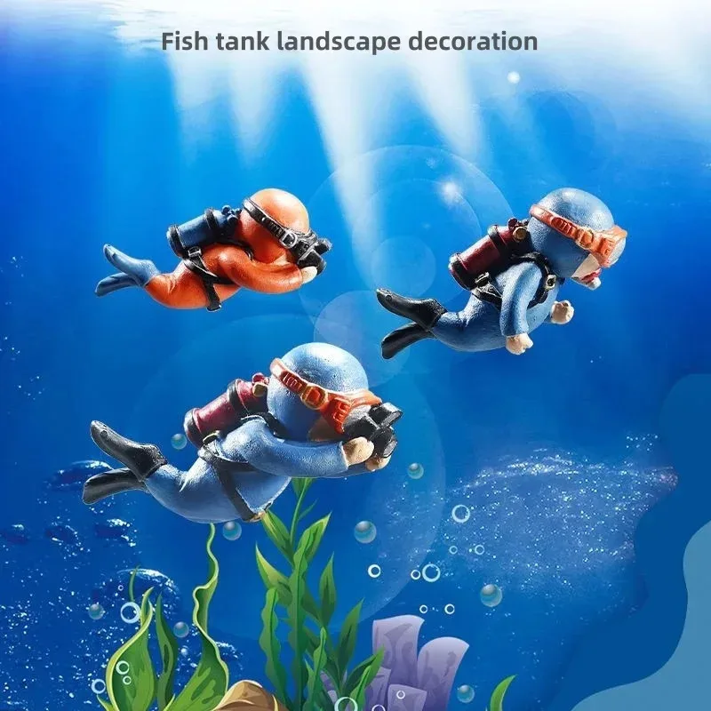 Decoración flotante para acuario con colores naturales