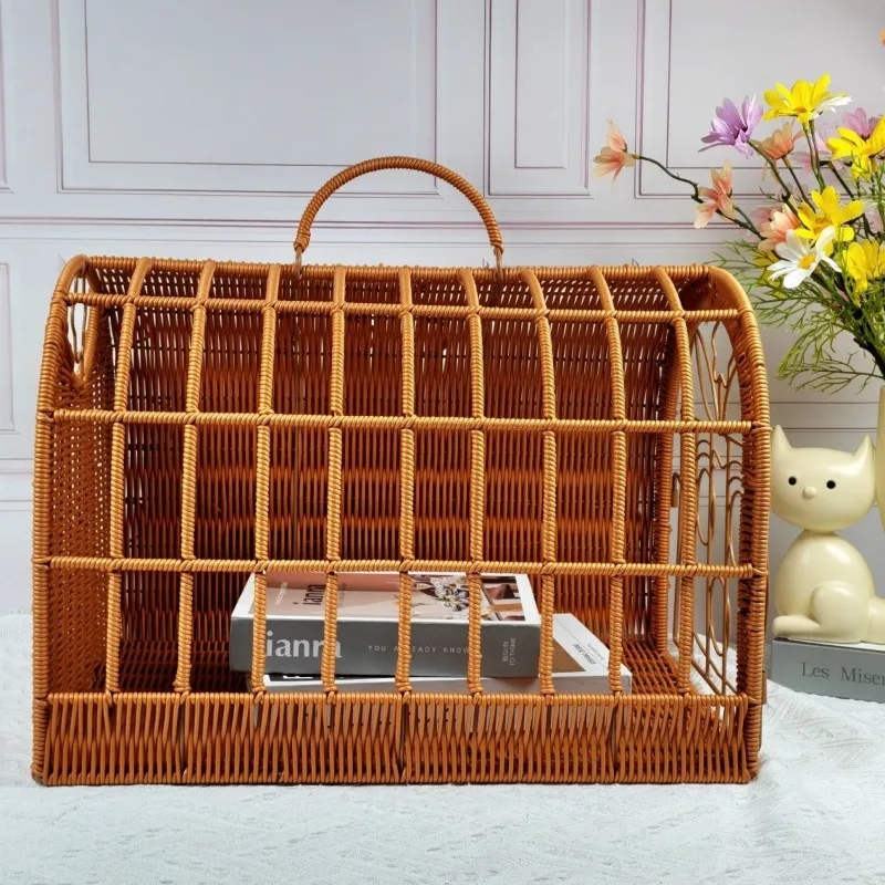Bolsa de transporte para gatos con cama de ratán transpirable - imagen 2
