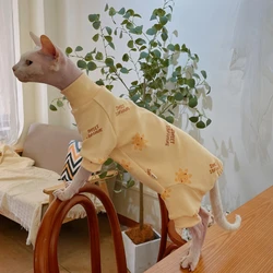 Abrigo de punto para gato sin pelo Sphynx y Devon Rex – Jersey suave