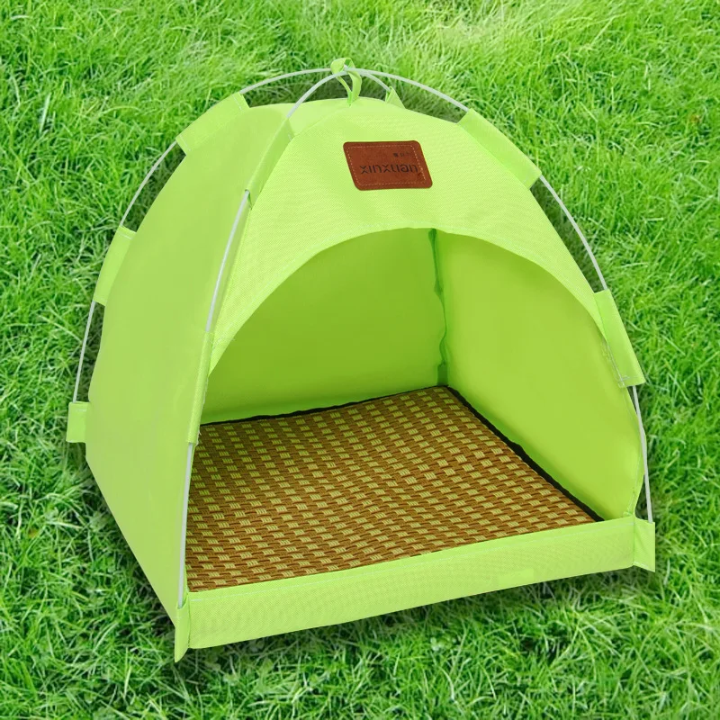 Casa de campaña semicerrada transpirable plegable para perros y gatos - imagen 2