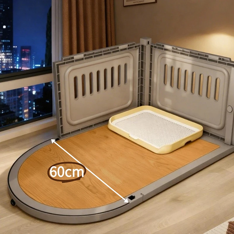 Jaula especial para perros pequeños para interiores, rueda de perrera, Villa para cachorros de lujo, Catnap portátil, jaula para perros, habitaciones, casas para dormir, suministros para mascotas - imagen 2