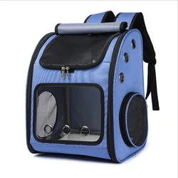 Mochila transportín transpirable plegable para perros y gatos
