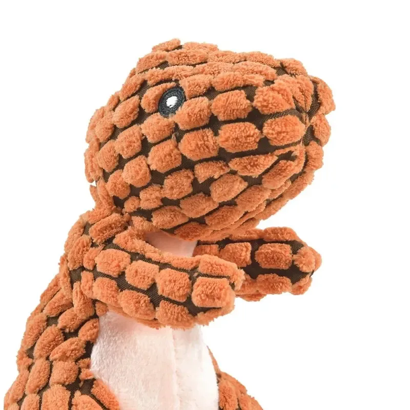 Gatos y perros, juguetes de dinosaurios de peluche para mascotas, juguetes interactivos para masticar para perros, relleno de felpa, suministros para mascotas, juguetes para perros pequeños - imagen 3