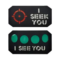 Parche reflectante para collar de gato y perro - I SEE YOU IR