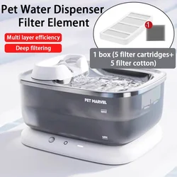 Dispensador de agua con filtro para gatos y perros - Higiénico