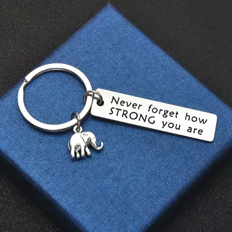 Llavero elefante acero inoxidable para dueños de mascotas - imagen 2