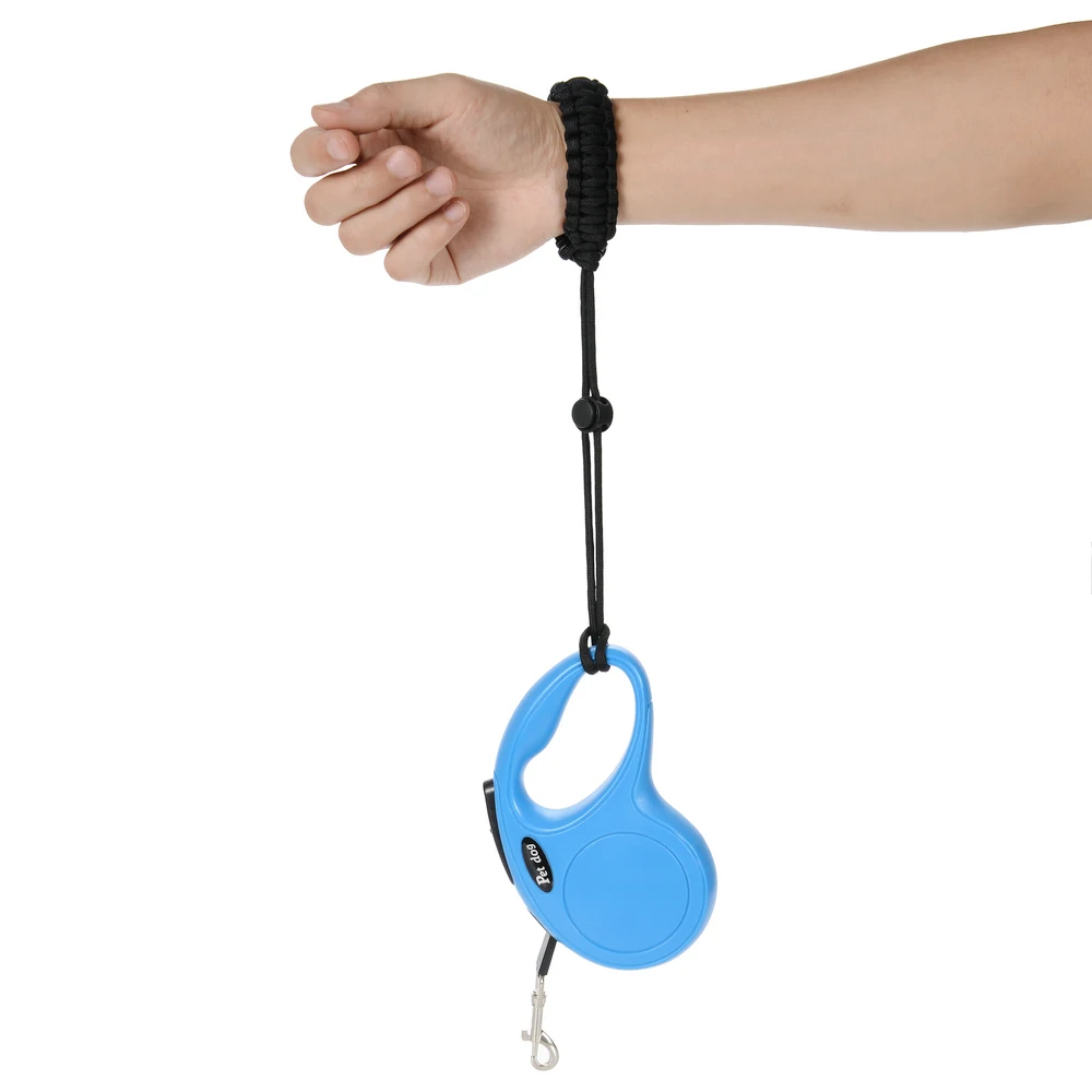 Correa para perro, correa de seguridad de muñeca sin mano para perros pequeños y grandes, accesorios para cachorros fuertes, pulsera anticaída, correa, cuerda, suministros para Pug - imagen 5