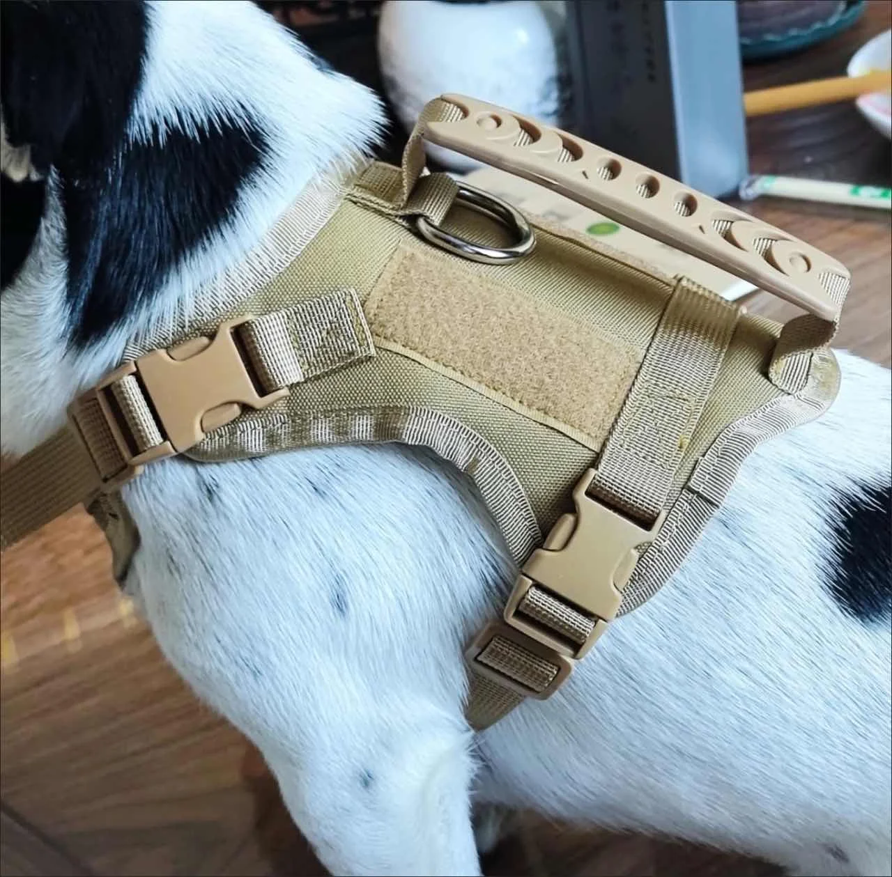 Arnés para gatos, chaleco táctico, arnés para perros pequeños y gatitos, a prueba de Escape, cuerpo completo, transpirable para entrenamiento para caminar en cachorros - imagen 4