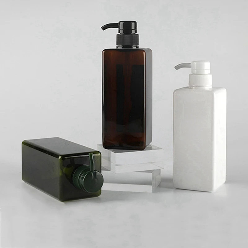 Dispensador de jabón con bomba para manos, botella vacía para champú, loción líquida, accesorios de baño, 250/450/650ml