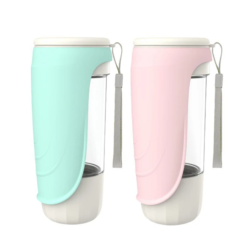 Botella de agua para perros 2 en 1, botella de agua portátil para perros pequeños y grandes, cuenco plegable para beber para mascotas, accesorios para perros