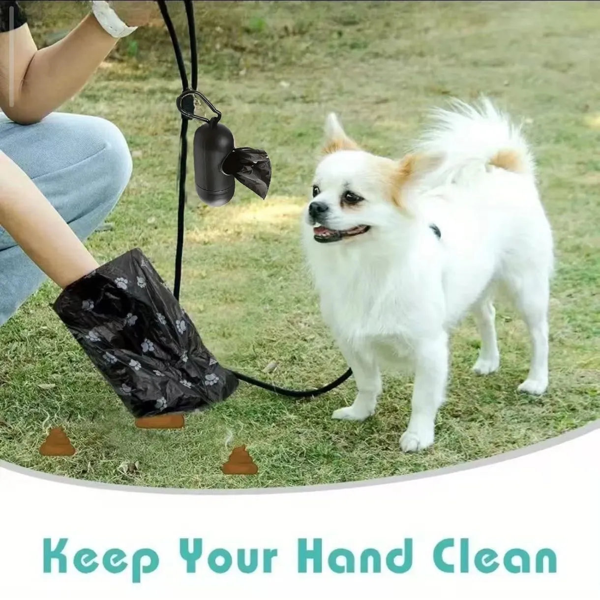 Bolsas con diseño de huella de mascota