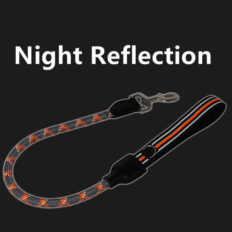 Correa para perro, correas cortas para perros que caminan, correa para perro de un solo paso, correas reflectantes para entrenamiento de perros, suministros para mascotas, accesorios para mascotas - imagen 5